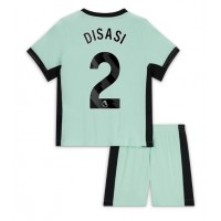 Chelsea Axel Disasi #2 3rd trikot Kinder 2023-24 Kurzarm (+ Kurze Hosen)